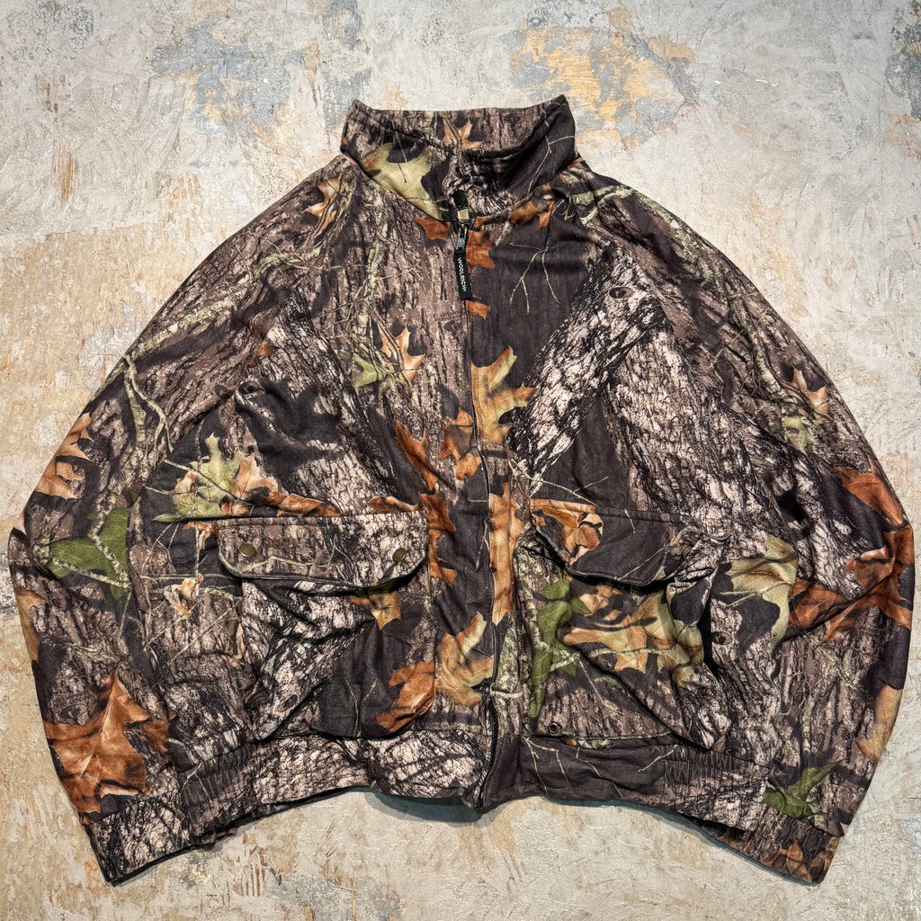 00s ウールリッチ 短丈 リアルツリー ジャケット L WOOLRICH ウールリッチ MOSSY OAK リアルツリーカモ 中綿ブルゾン リバーシブル
