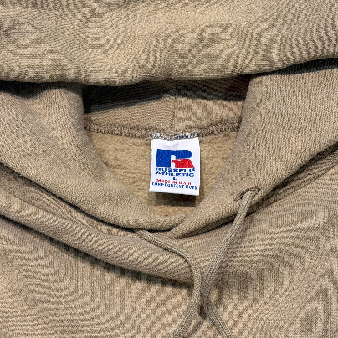 古着 USA製 90's RUSSELLATHLETIC/ ラッセル アスレチック/ ブランクプルオーバーパーカー/ 無地/ サイズL