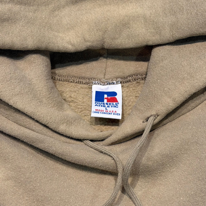 古着 USA製 90's RUSSELLATHLETIC/ ラッセル アスレチック/ ブランクプルオーバーパーカー/ 無地/ サイズL