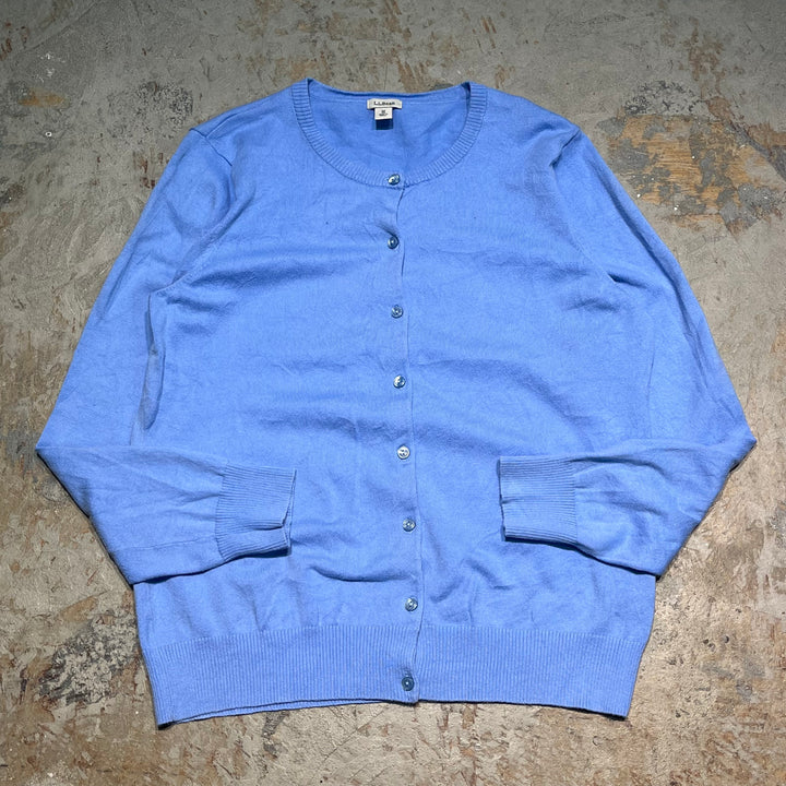 #3381 L.L.Bean/エルエルビーン/CottonknitCardigan/コットンニットカーディガン/サイズM