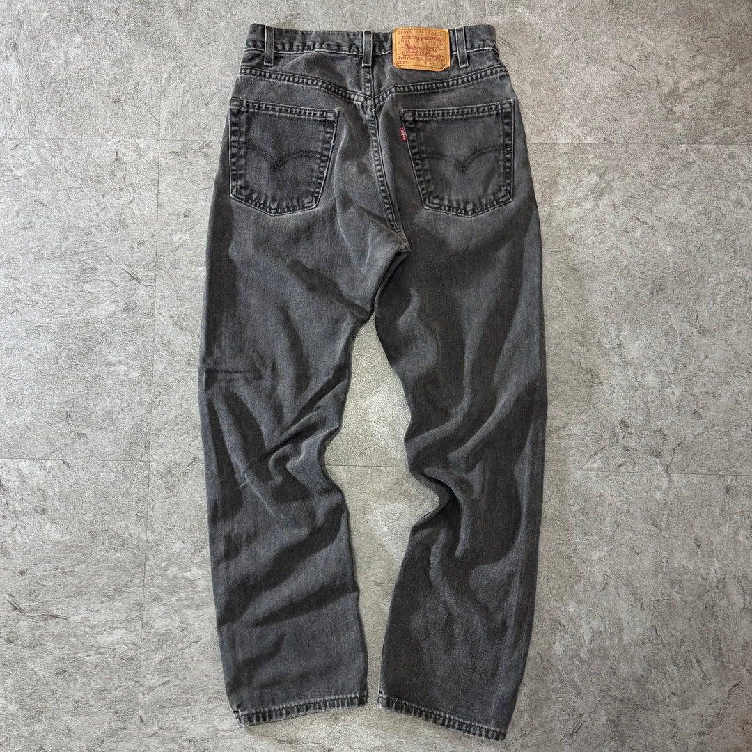 古着 Levi's/ リーバイス/ ブラックデニムパンツ/ 実寸サイズ29×29