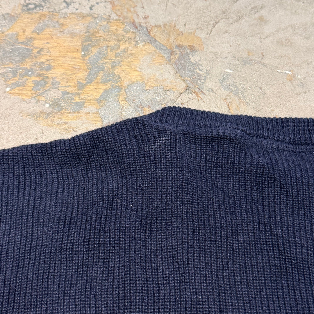 古着 90's~ Eddie Bauer/ エディーバウアー/ クルーネックニットセーター/ Vガゼット/ サイズXL
