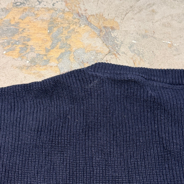 古着 90's~ Eddie Bauer/ エディーバウアー/ クルーネックニットセーター/ Vガゼット/ サイズXL
