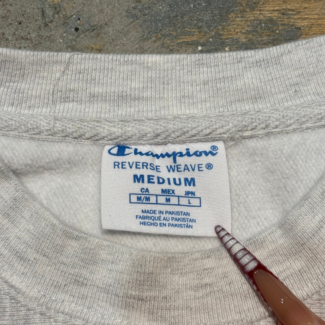 古着 Champion/ チャンピオン/リバースウィーブ/ クルーネックスウェット/ シカゴロゴ/ サイズM