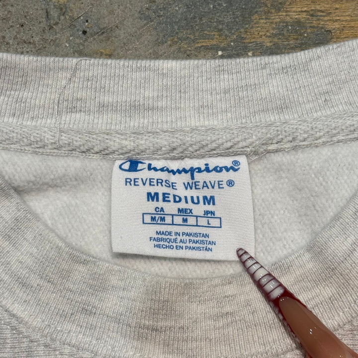 古着 Champion/ チャンピオン/リバースウィーブ/ クルーネックスウェット/ シカゴロゴ/ サイズM