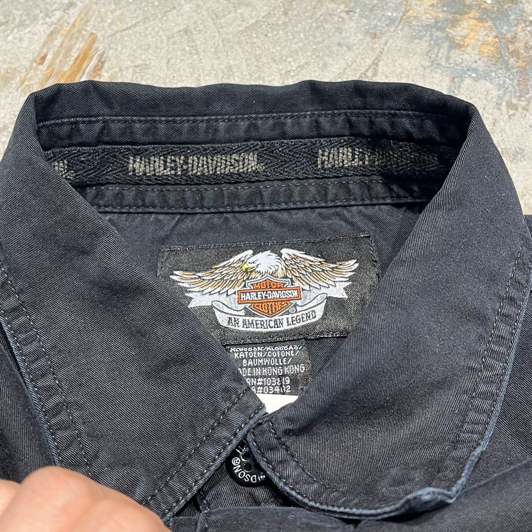 #4315 Harley-Davidson ハーレーダビッドソン L/S Work Shirts/ワークシャツ/サイズM