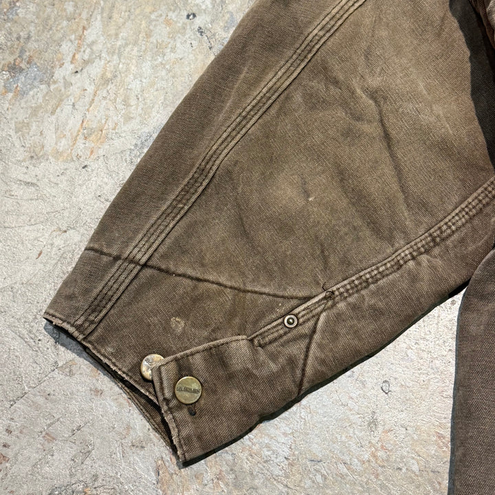 旧衣USA制Carhartt/汽车心/巧克力大衣/鸭面料/衣领灯芯绒/衬里毛毯/尺寸3xl