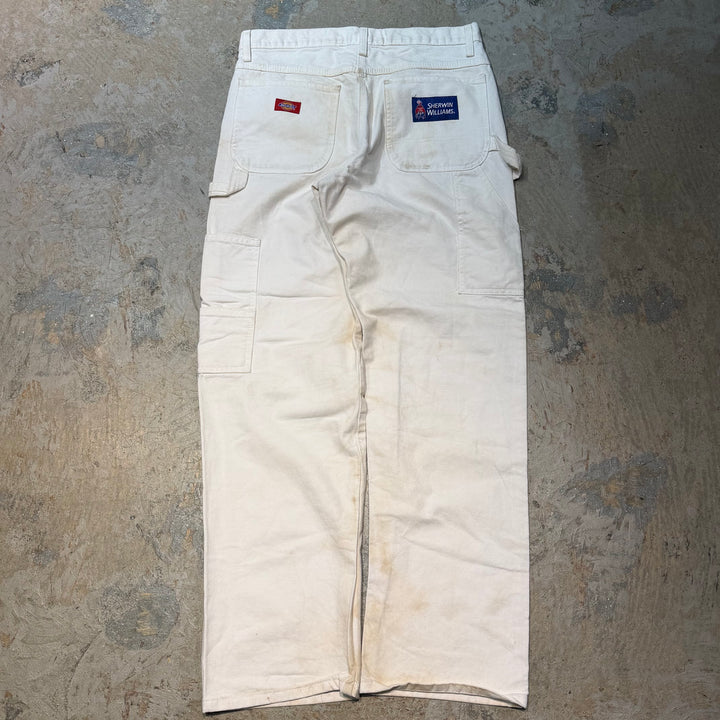 古着 Dickies×SHERWIN WILLIAMS/ディッキーズ× シャーウィン・ウィリアムズ/ ペインターパンツ / 企業ロゴ/ 実寸サイズ30×29