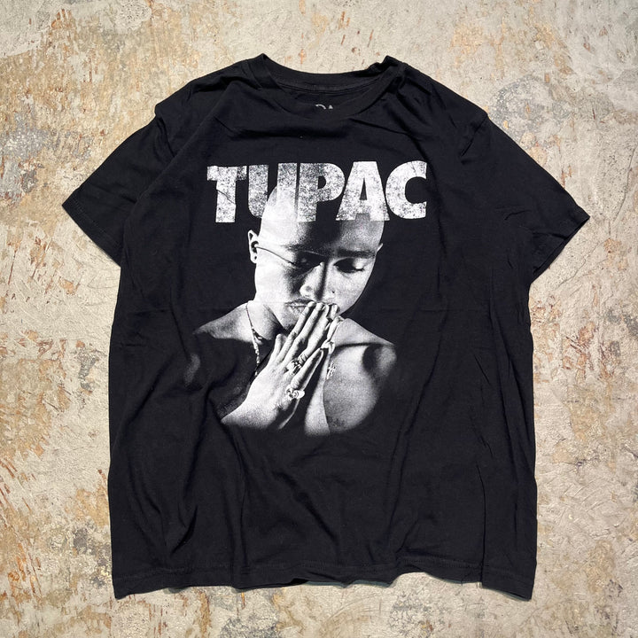 #4454 古着 2PAC/short sleeve t-shirt Tee/半袖シャツ/ダブルステッチ/2PAC/ツーパック/サイズL