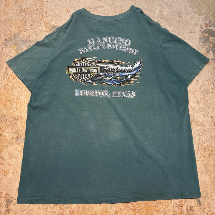 Used clothing Made in USA Harley-Davidson/Harley-Davidson/Printed T-shirt/Size XL