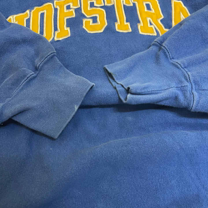 #2014 古着 Unknow/Crewneck Sweatshirts/クルーネックスウェット/カレッジロゴ/HOFSTRA/reverse weave/リバースウィーブ/サイズXL