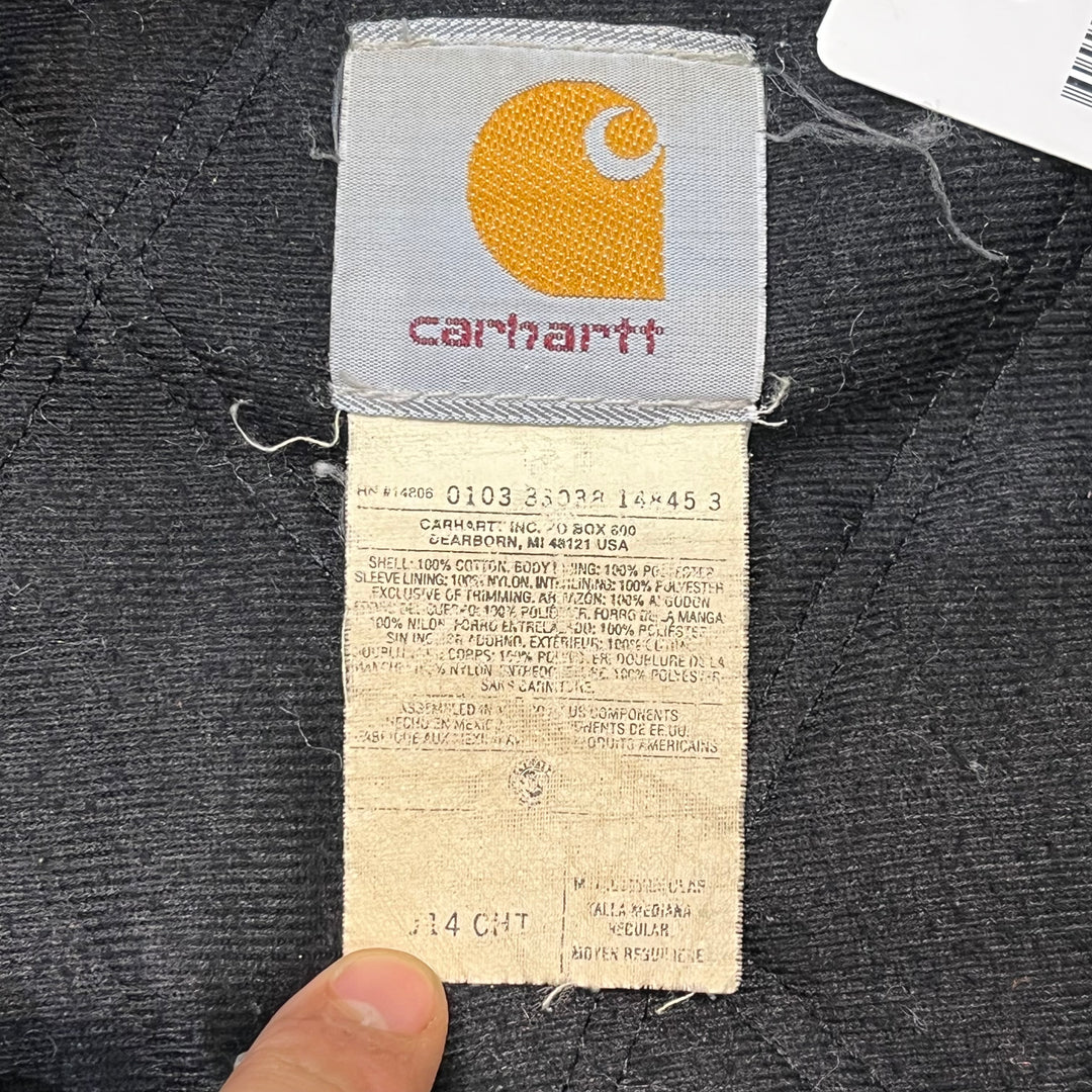 古着 carhartt/ カーハート/ サンタフェジャケット/襟コーデュロイ/サイズM相当