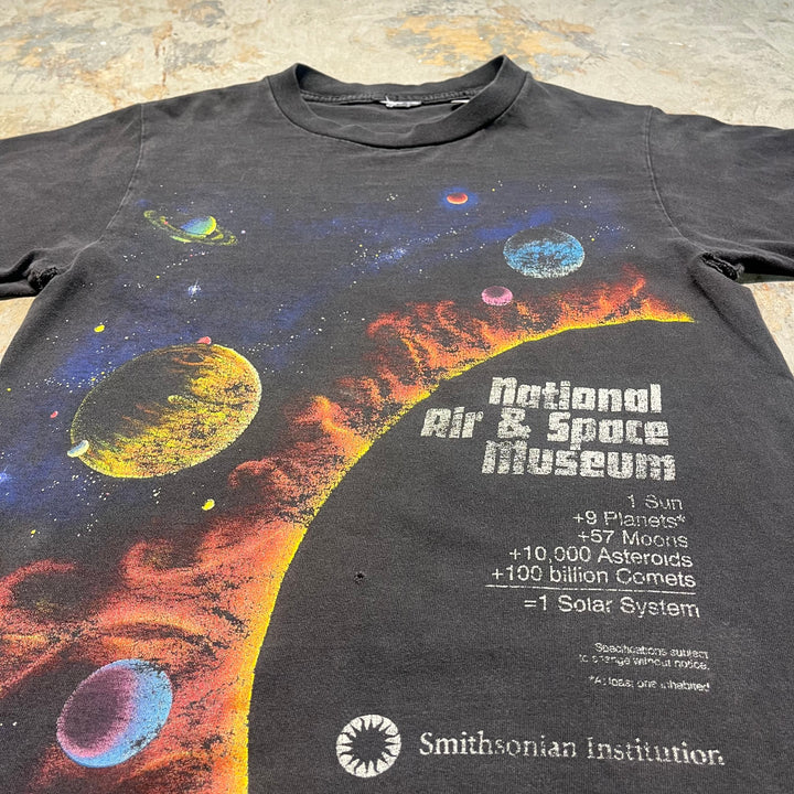 古着 90's NATIONAL AIR&SPACE MUSEUM/国立航空宇宙博物館/スミソニアン博物館/ヴィンテージ シングルステッチプリントTシャツ/サイズM相当