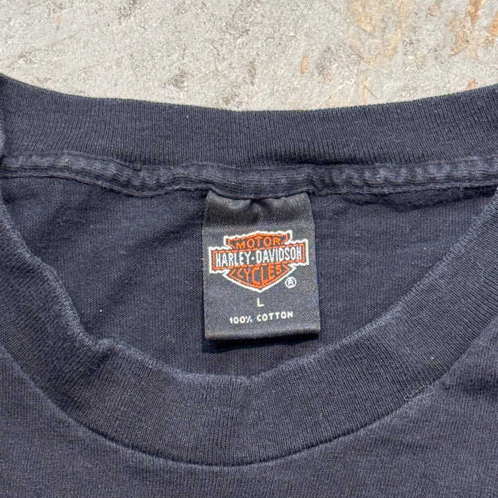 古着 USA製 90's Harley-Davidson/ハーレーダビッドソン/ プリントTシャツ/ サイズL