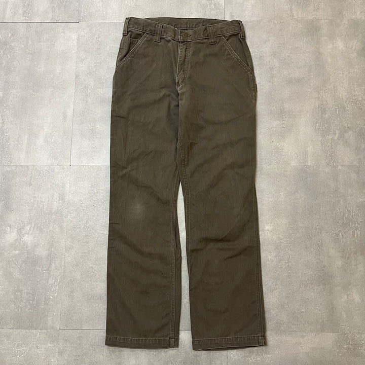 #1710 古着 Carhartt/カーハート Duck Painter Pants/ダック地ペインターパンツ / サイズ33×32