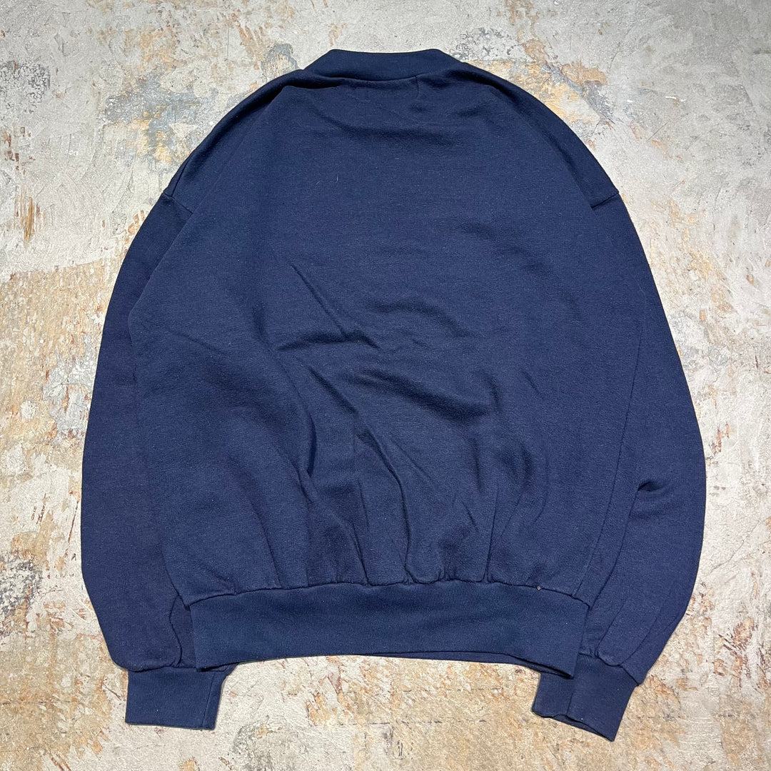 #4093 古着 Unknow/Crew neck Print Sweat/クルーネックプリントスウェット/企業系/サイズL相当