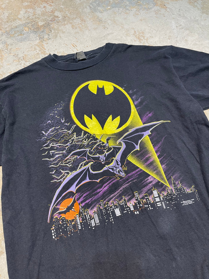 #MA186 古着 USA製 88's DC COMICS / BATMAN / バットマン / ヴィンテージ シングルステッチプリントTシャツ/サイズXL