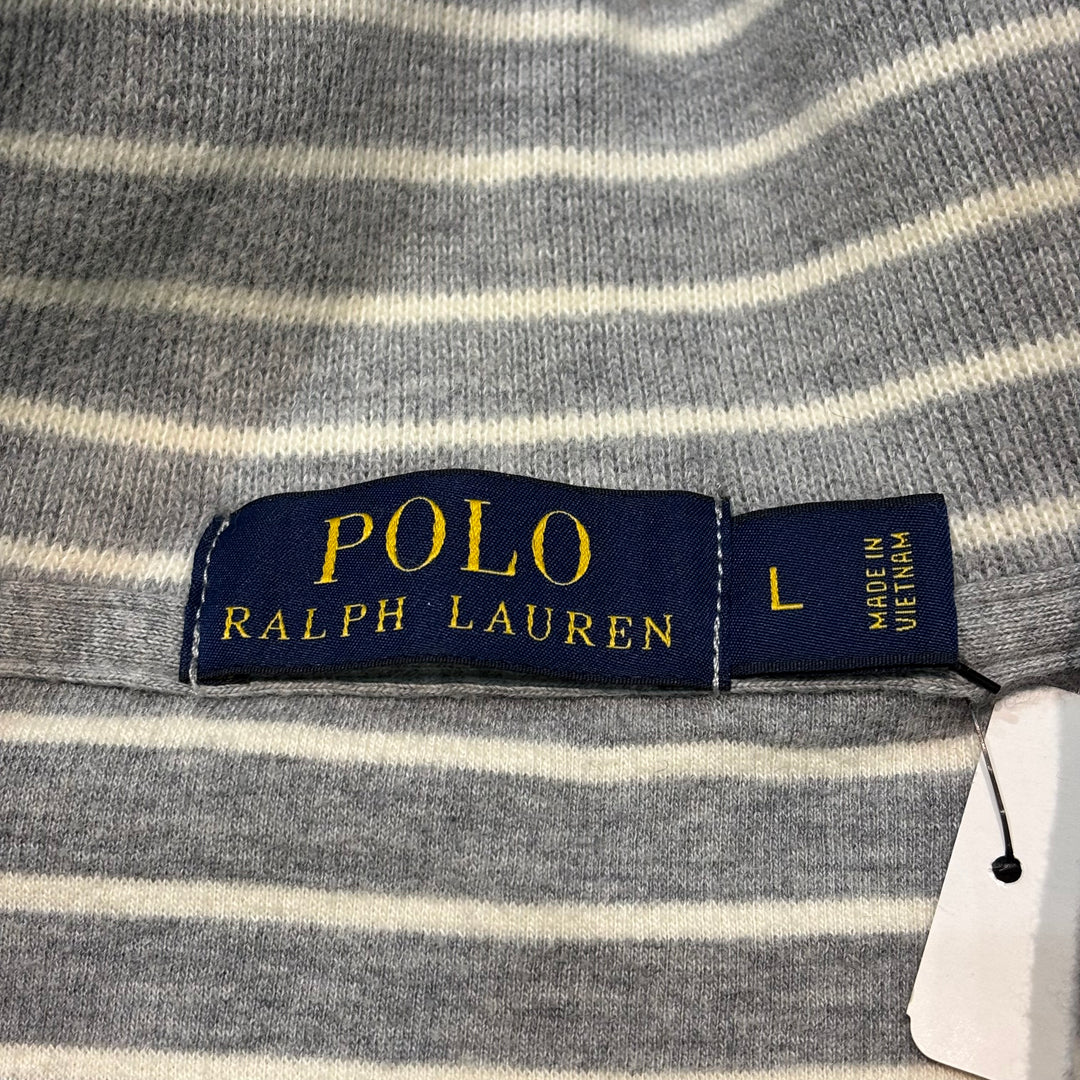 古着 POLO by Ralph Lauren/ ポロラルフローレン/ ハーフジップニットセーター/ サイズL