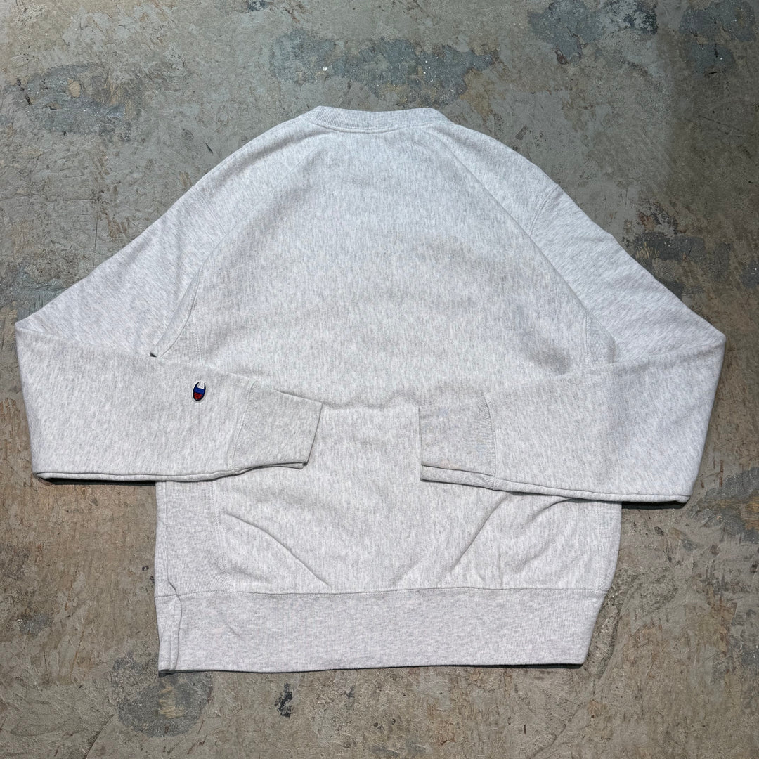 古着 Champion/ チャンピオン/リバースウィーブ/ クルーネックスウェット/ カレッジロゴ/ サイズM