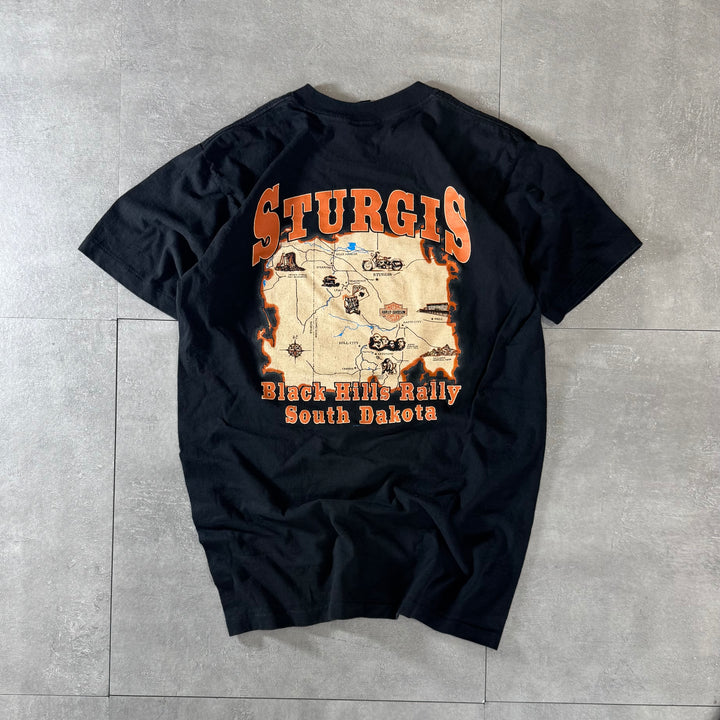 古着 USA製 90's Harley-Davidson ハーレーダビッドソン プリントTシャツ シングルステッチ サイズM