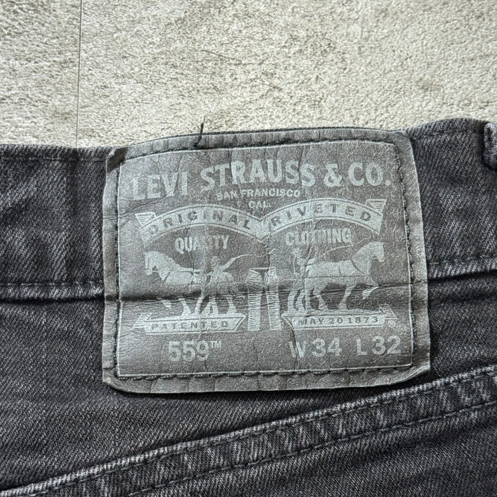 古着 Levi's/ リーバイス/ ブラックデニムパンツ/ 559/ 実寸サイズ31×30