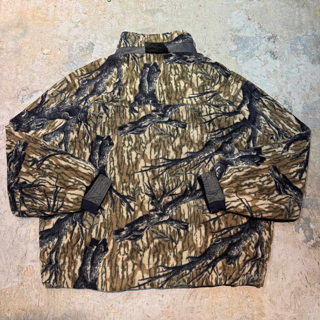 古着 BROWNING/ブローニング/カモフラージュ柄/フリースジャケット/サイズXL