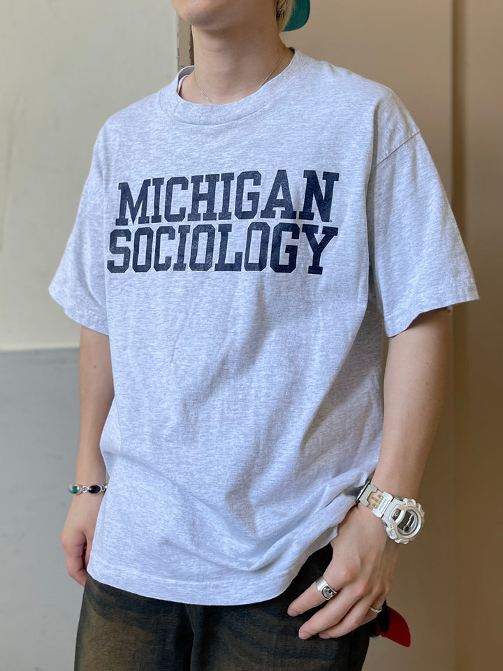 #543 MICHIGAN SOCIOLOGY Tee/Tシャツ サイズL