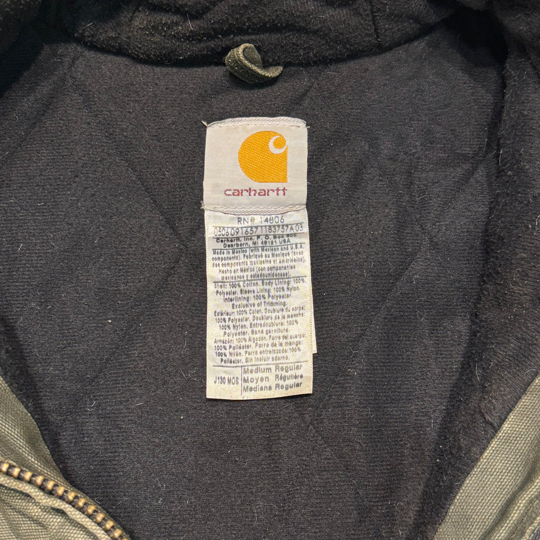 古着 carhartt/ カーハート/ アクティブジャケット/ 裏地キルティング/サイズM