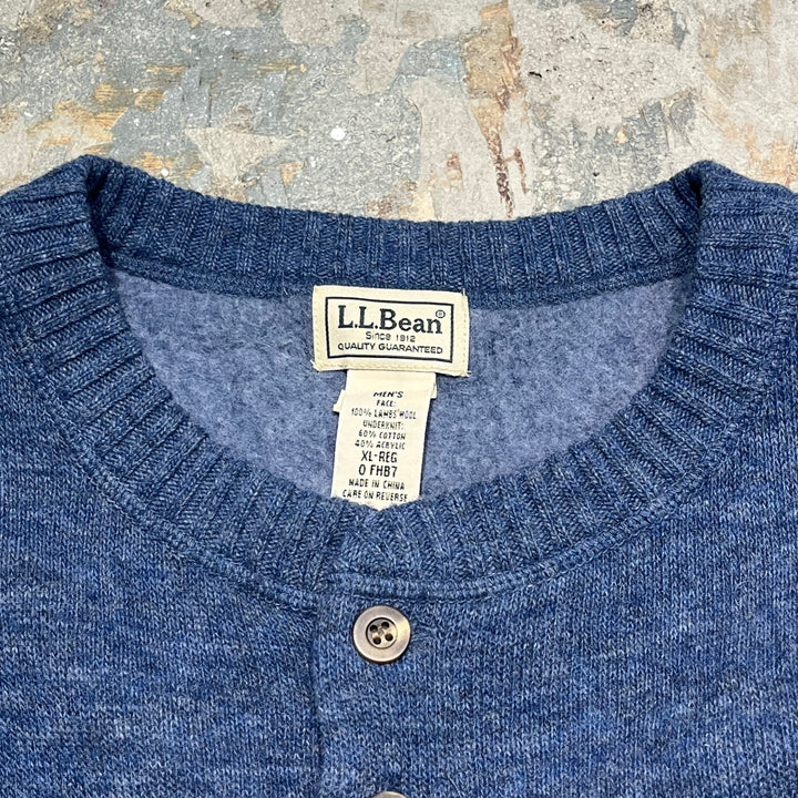 #3382 L.L.Bean/エルエルビーン/Henry neck knit/ヘンリーネックニット/サイズXL