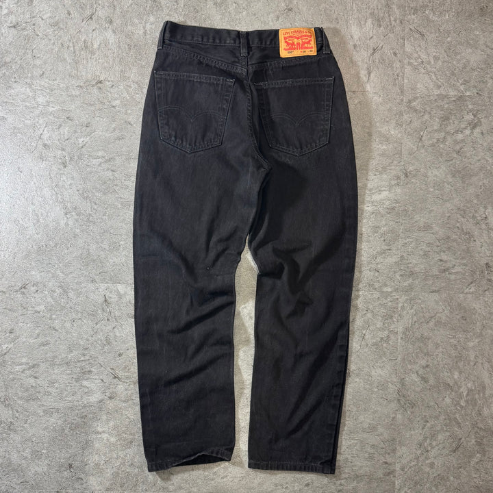 古着 Levi's/ リーバイス/ ブラックデニムパンツ/ 550/ 実寸サイズ28×29