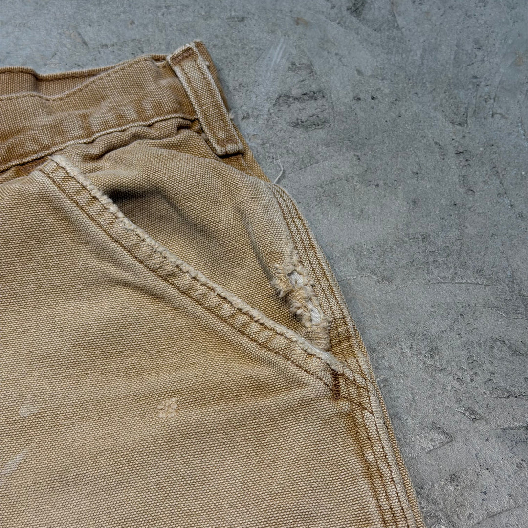 古着 Carhartt/カーハート/ダック地ペインターパンツ/実寸サイズ36×27