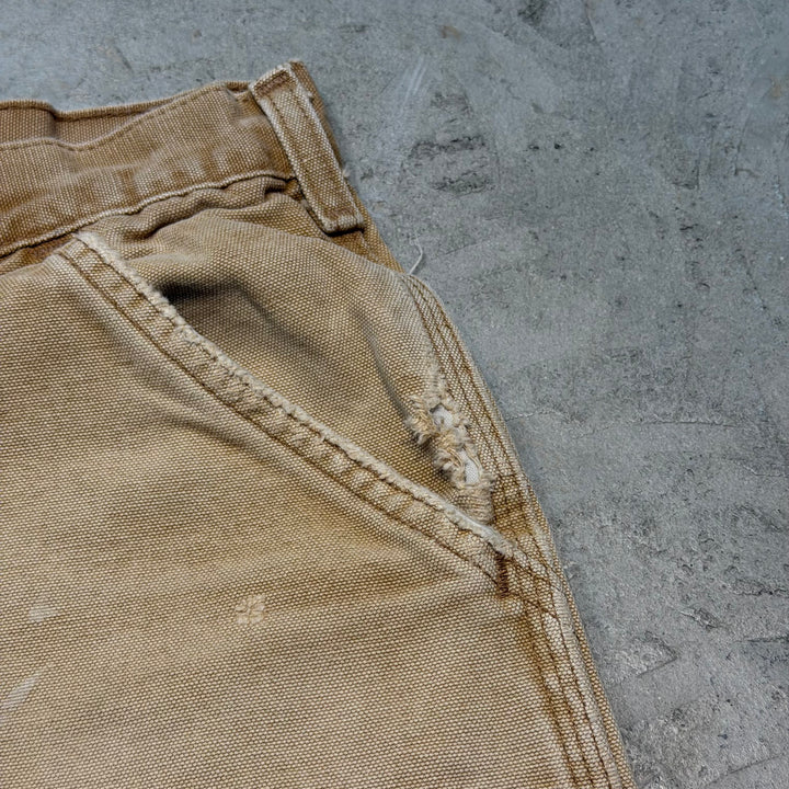 古着 Carhartt/カーハート/ダック地ペインターパンツ/実寸サイズ36×27