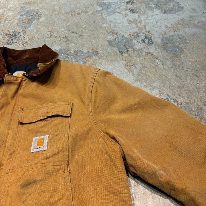 古着 carhartt/ カーハート/ トラディショナルコート/ ダック地/ 裏地キルティング/ サイズL