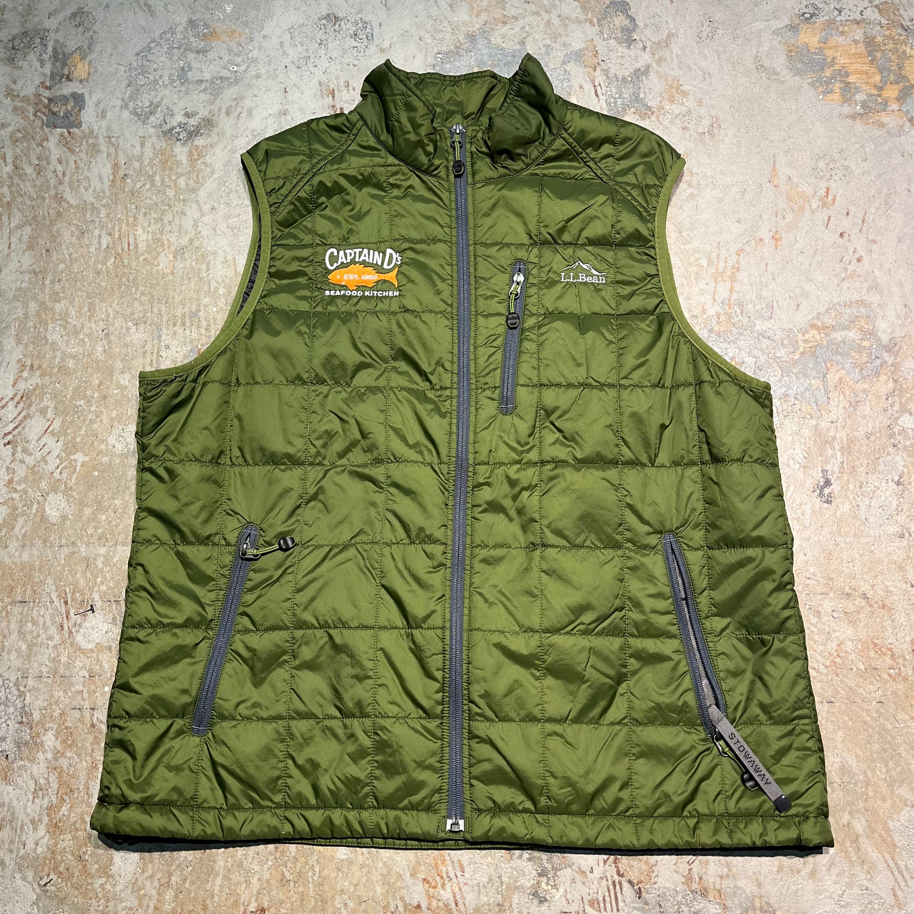 3217 古着 L.L.Bean/エルエルビーン/Nylon Vest/ナイロンベスト/サイズ