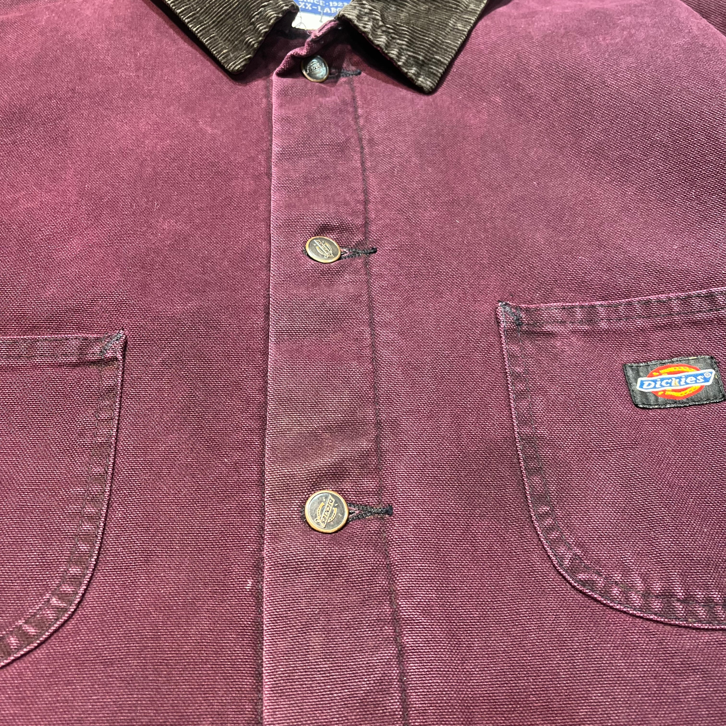 希少 90’s Dickies ディッキーズ カバーオール ダックジャケット 古着 90's~ Dickies/ ディッキーズ / カバーオール/ ダックジャケット