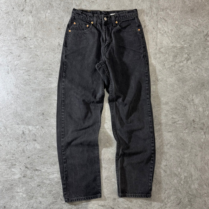 古着 Levi's/ リーバイス/ ブラックデニムパンツ/ 550/ 実寸サイズ26×29