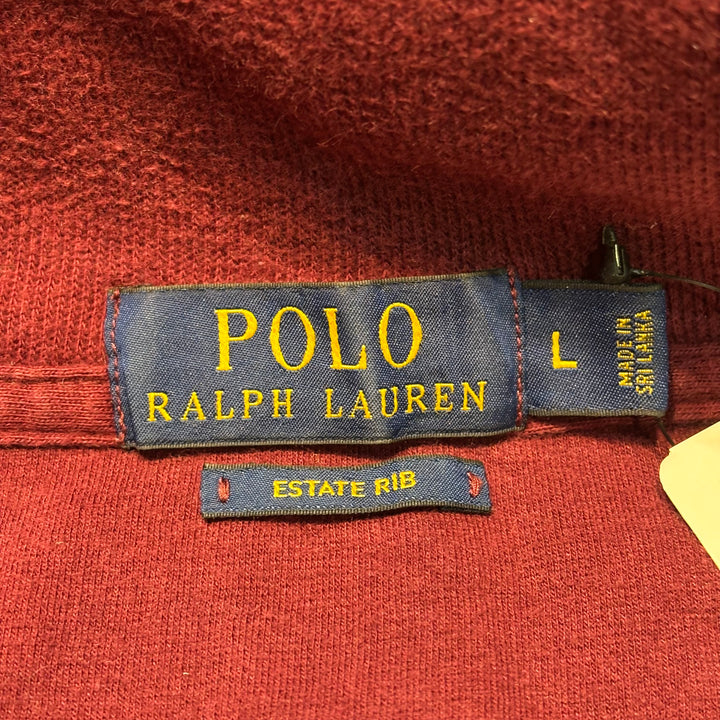 古着 POLO by Ralph Lauren/ ポロラルフローレン/ ハーフジップニットセーター/ サイズL