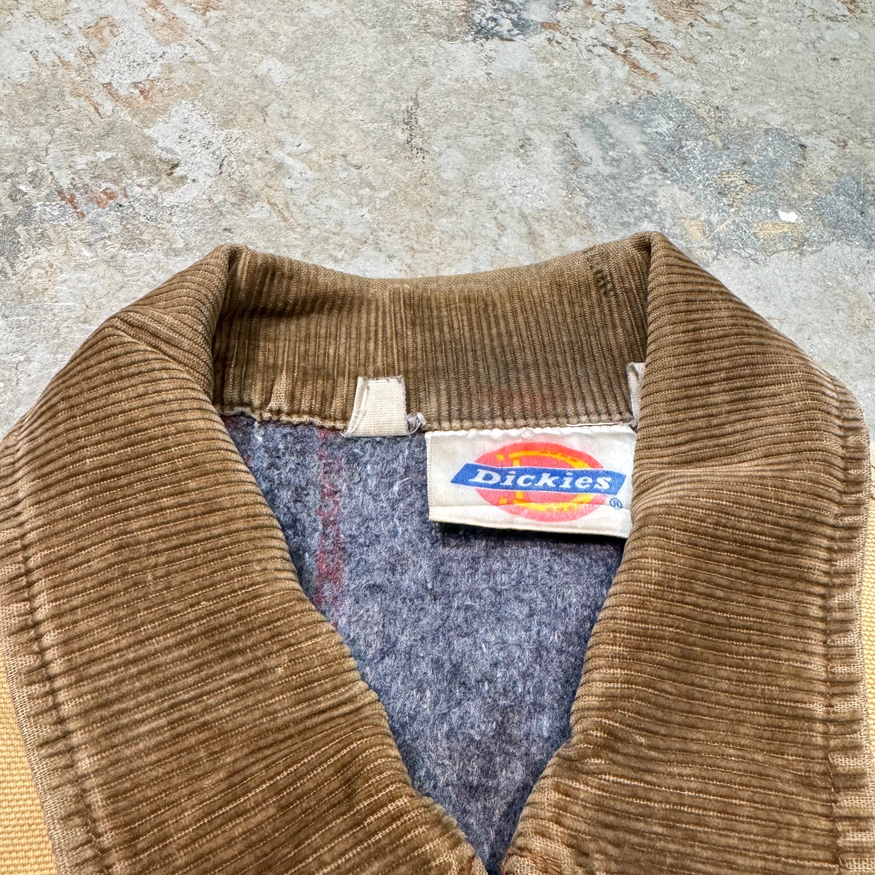 90s Dickies　デトロイトジャケット　ブランケット襟コーデュロイXL 古着 Dickies/ ディッキーズ/ デトロイトジャケット/ 裏地