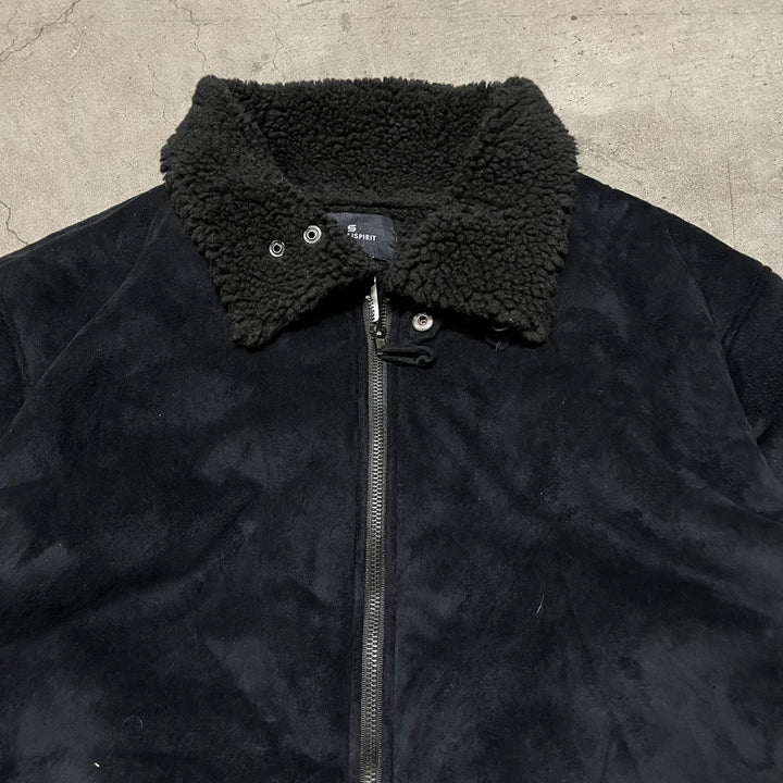 #3129 古着 Unknow/Zip Up Shearling Jacket/ジップアップシアリングジャケット/サイズXL