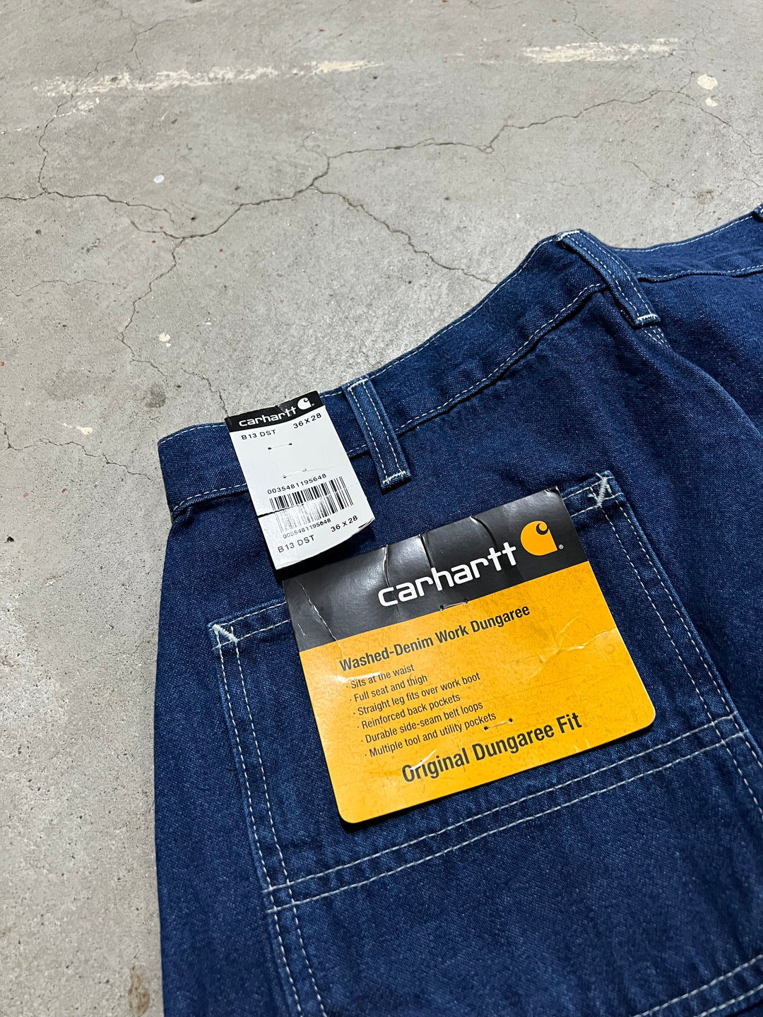 #MA10 古着 Deadstock Carhartt/カーハート/ Denim Painter Pants/デニム ペインターパンツ/実寸サイズ36/28