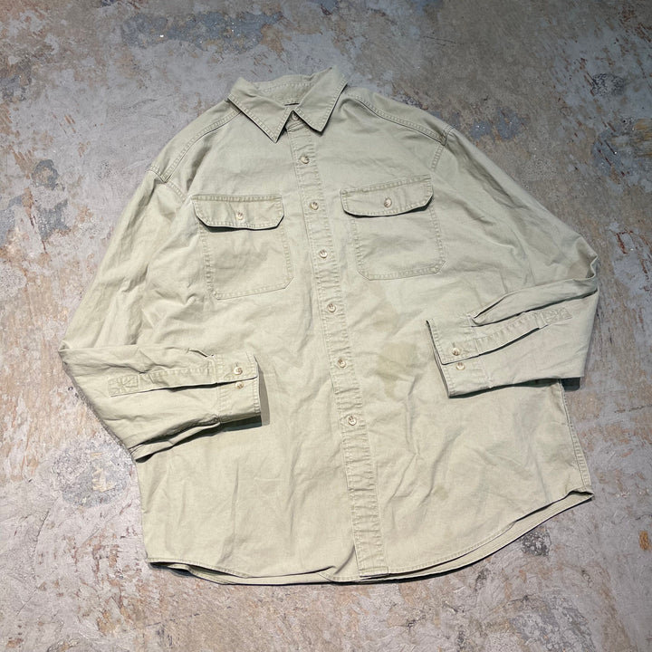 #4424 古着 L.L.Bean/エルエルビーン/Long Sleeve Shirt/長袖シャツ/サイズL