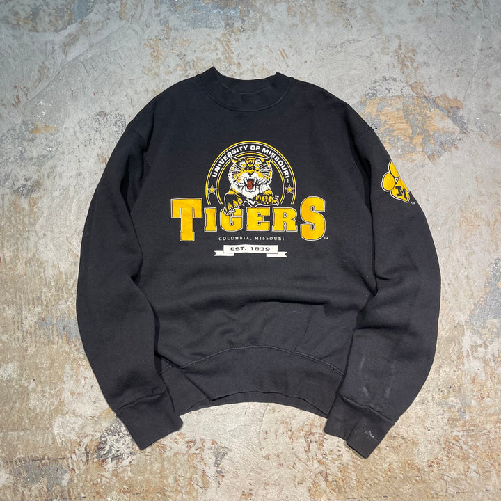 #3797 古着 GALT CREW/Crew Neck Sweat Shirts/クルースウェット/UNIVERSITY OF MISSOURI TIGERS/MADE IN U.S.A/サイズXL