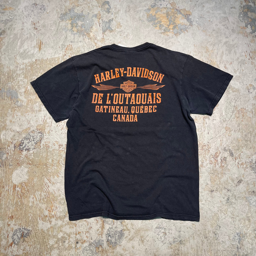 古着 Harley-Davidson/ハーレー ダビッドソン/プリントTシャツ/サイズL相当