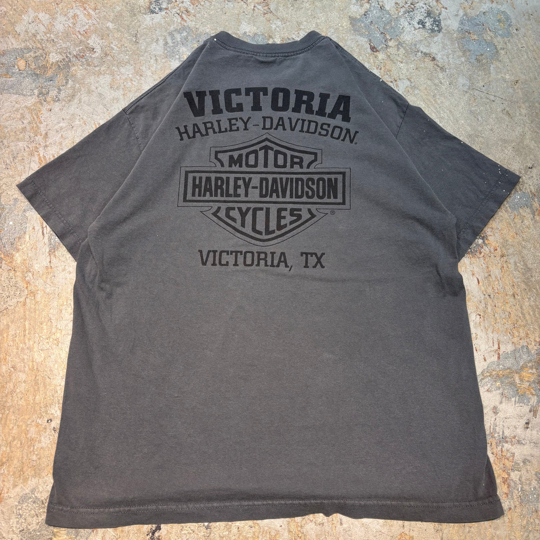 古着 USA製 Harley-Davidson/ハーレーダビッドソン/ プリントTシャツ/ サイズXL