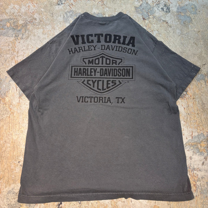 古着 USA製 Harley-Davidson/ハーレーダビッドソン/ プリントTシャツ/ サイズXL