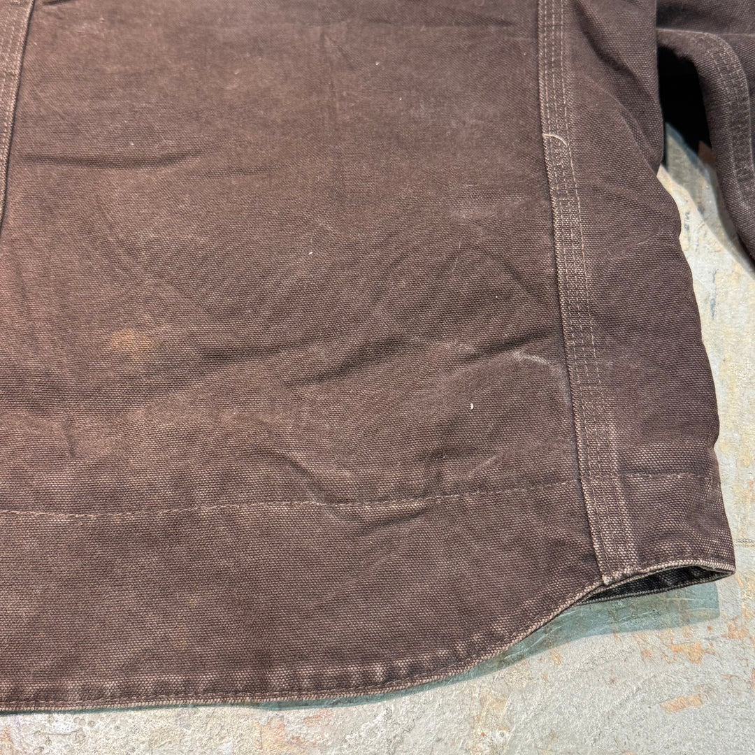 旧衣服carhartt/汽车心/塞拉夹克/鸭面料/衬里boa /尺寸L