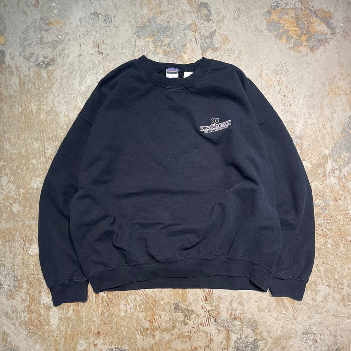 #2054 古着/GILDAN/ギルダン/Crewneck weat/クルーネックスウェット/企業ロゴ/サイズXL