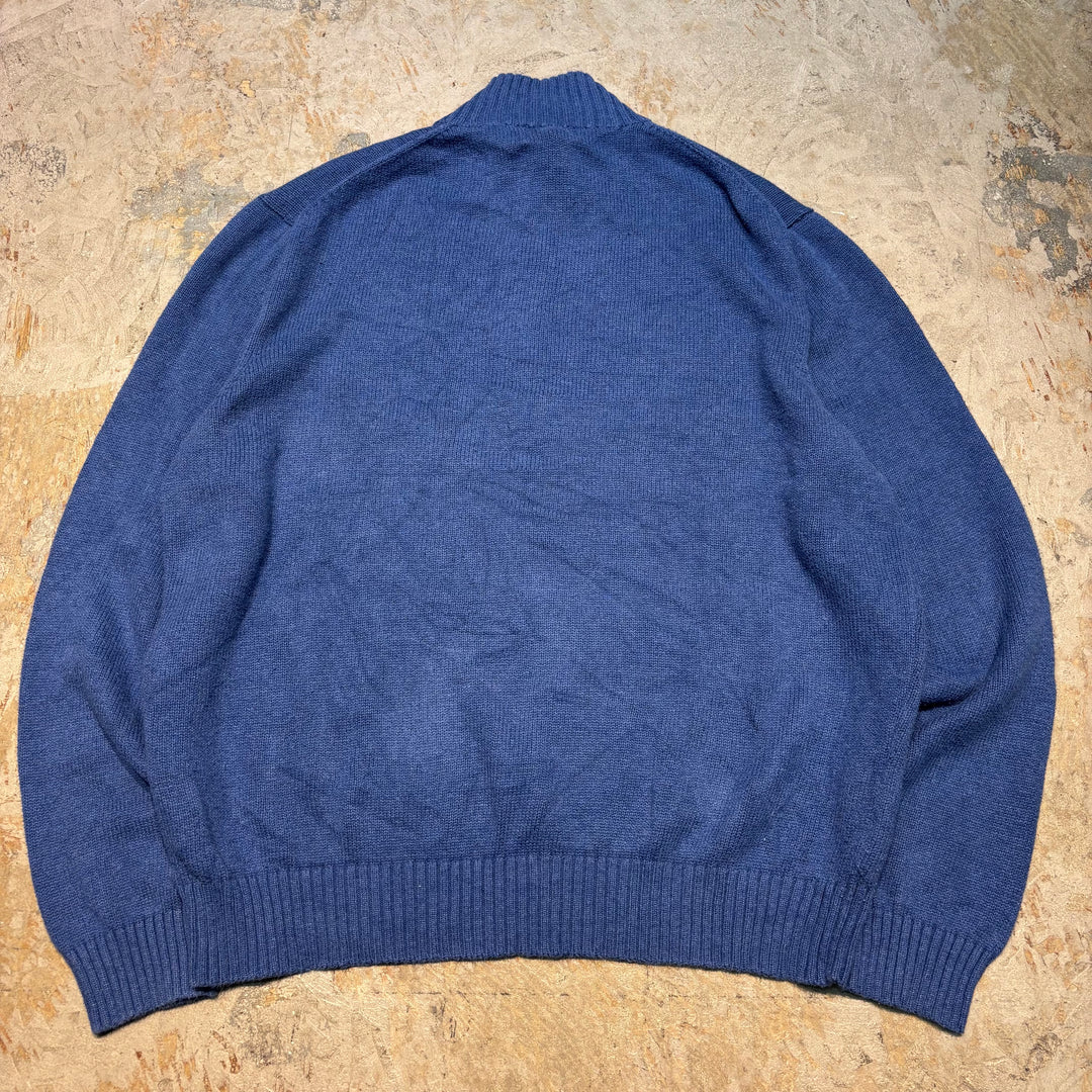 古着 POLO by Ralph Lauren/ ポロラルフローレン/ ハーフジップニットセーター/ サイズXL