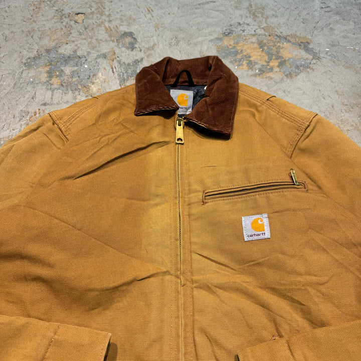 古着 carhartt/ カーハート/ デトロイトジャケット/ ダック地/ 裏地ブランケット/チェック柄/ サイズM