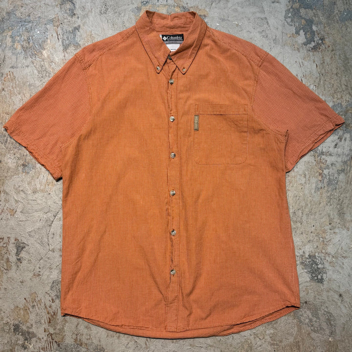 Used clothing Columbia/ Columbia/ Short sleeve shirt/ Checkered pattern/ Size L